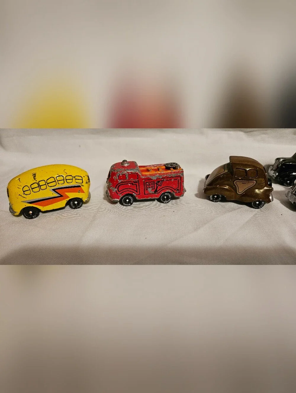 Vintage 1983 Hallmark Road Rovers Diecast Metal Toy Cars Lot Of 7 full set